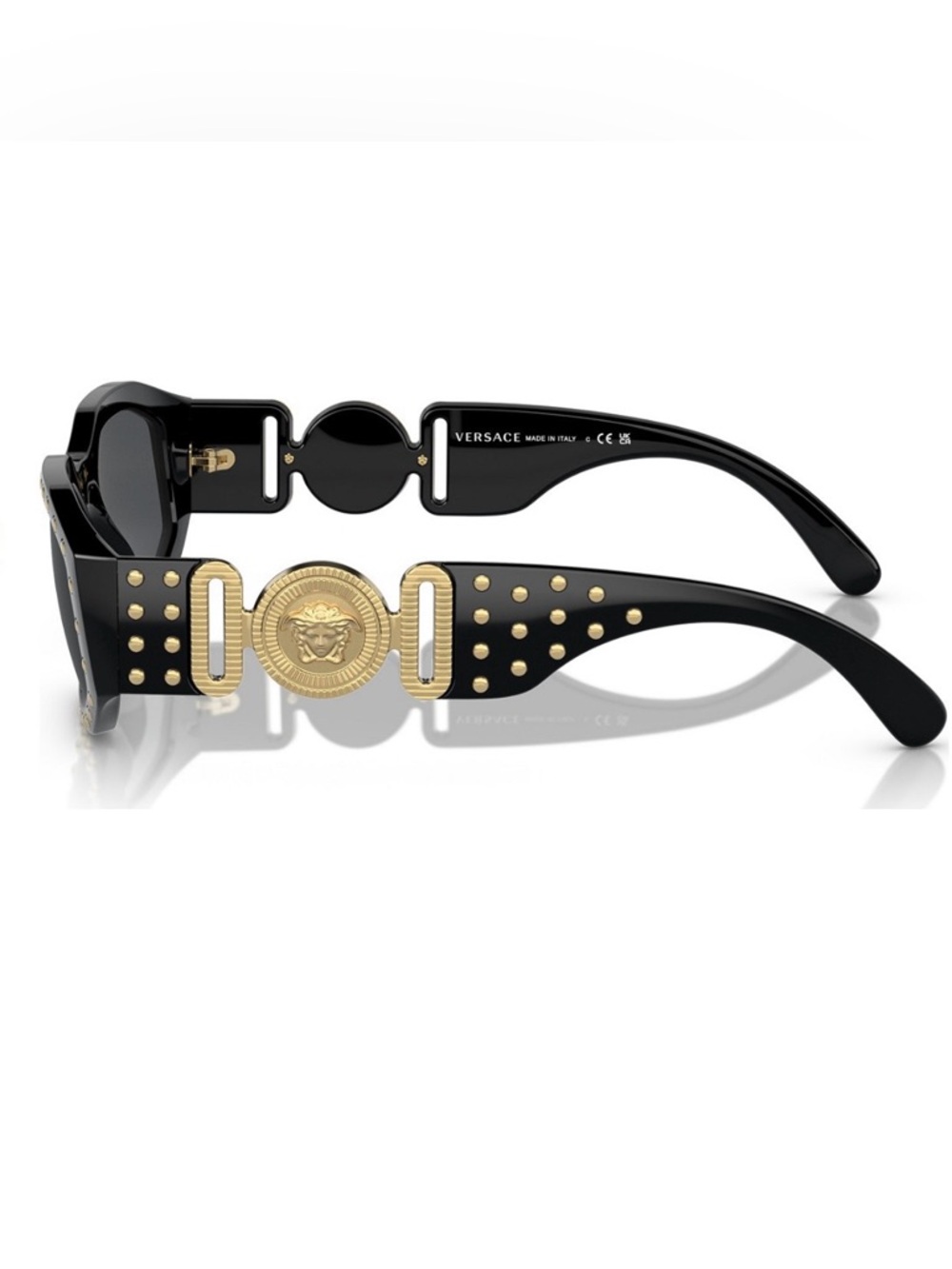 NWT Authentic Versace Unisex Studded Sunglasses - Picture 3 of 5